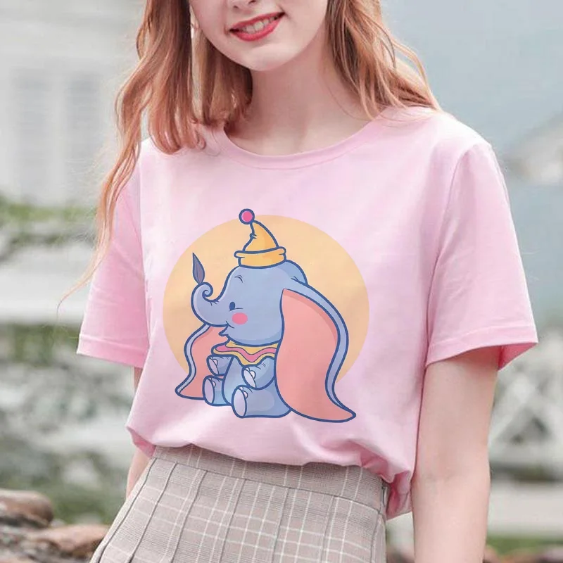 Disney Dumbo Women Printing Clothing Short Sleeve Casual Cartoon Fashion Clothes Print Tee Top Tshirt Female Graphic Round Neck
Disney Dumbo Women Printing Clothing Short Sleeve Casual Cartoon Fashion Clothes Print Tee Top Tshirt Female Graphic Round Neck