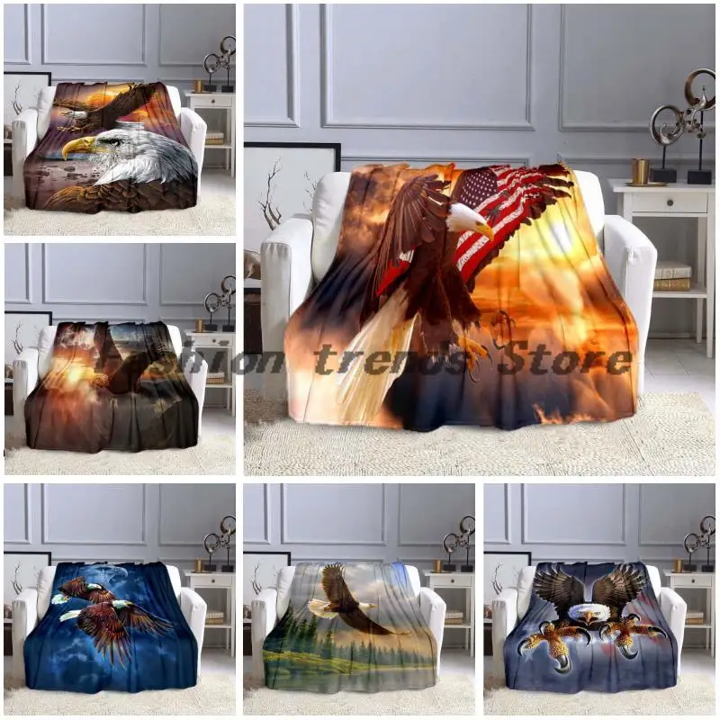 Animal eagle pattern sofa bed blanket super soft warmth printing flannel blanket
Animal eagle pattern sofa bed blanket super soft warmth printing flannel blanket