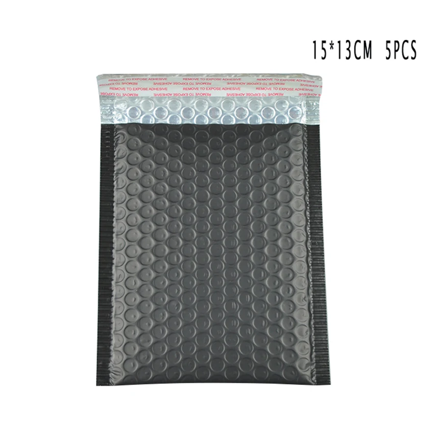 15*13cm Bubble Mailers Padded Envelopes Black packaging bags for business bubble mailers shipping packaging ziplock bag
15*13cm Bubble Mailers Padded Envelopes Black packaging bags for business bubble mailers shipping packaging ziplock bag