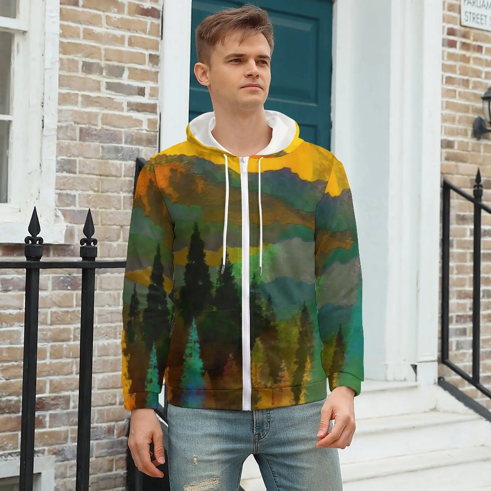 Sunset Hoodies Trees and Mountains Warm Polyester Hoodie Nice Zip Up Hoodie Mens Oversized
Sunset Hoodies Trees and Mountains Warm Polyester Hoodie Nice Zip Up Hoodie Mens Oversized