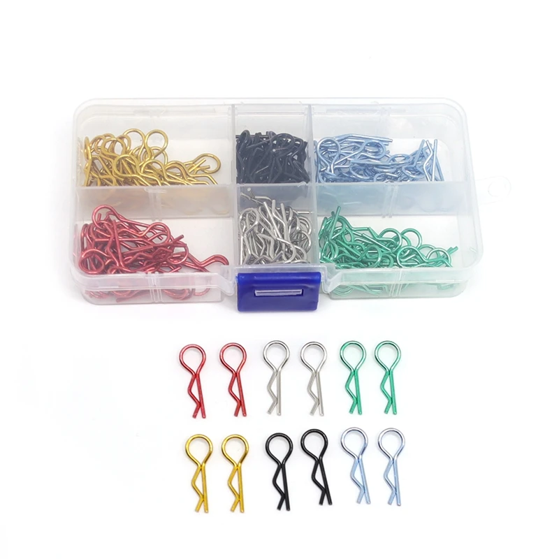 180 Pcs RC Car Metal Bodyshell Clips Pins R Shape Pins Tool Box for Traxxas TRX4 1/10 RC Buggy RC Rock Crawler Models
180 Pcs RC Car Metal Bodyshell Clips Pins R Shape Pins Tool Box for Traxxas TRX4 1/10 RC Buggy RC Rock Crawler Models