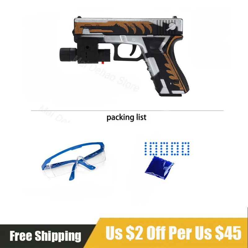 2023 New Christmas Gift Glock Children's Toy Gun Special Crystal Gun Water Manual Loading Range Precision Toy
2023 New Christmas Gift Glock Children's Toy Gun Special Crystal Gun Water Manual Loading Range Precision Toy