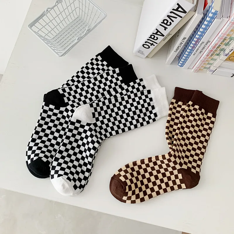 Women Socks Cotton Plaid Cartoon Sock Woman Colorful Unisex High Funny Novelty Ladies Sox Spring Autumn Female Trendy Calcetines
Women Socks Cotton Plaid Cartoon Sock Woman Colorful Unisex High Funny Novelty Ladies Sox Spring Autumn Female Trendy Calcetines