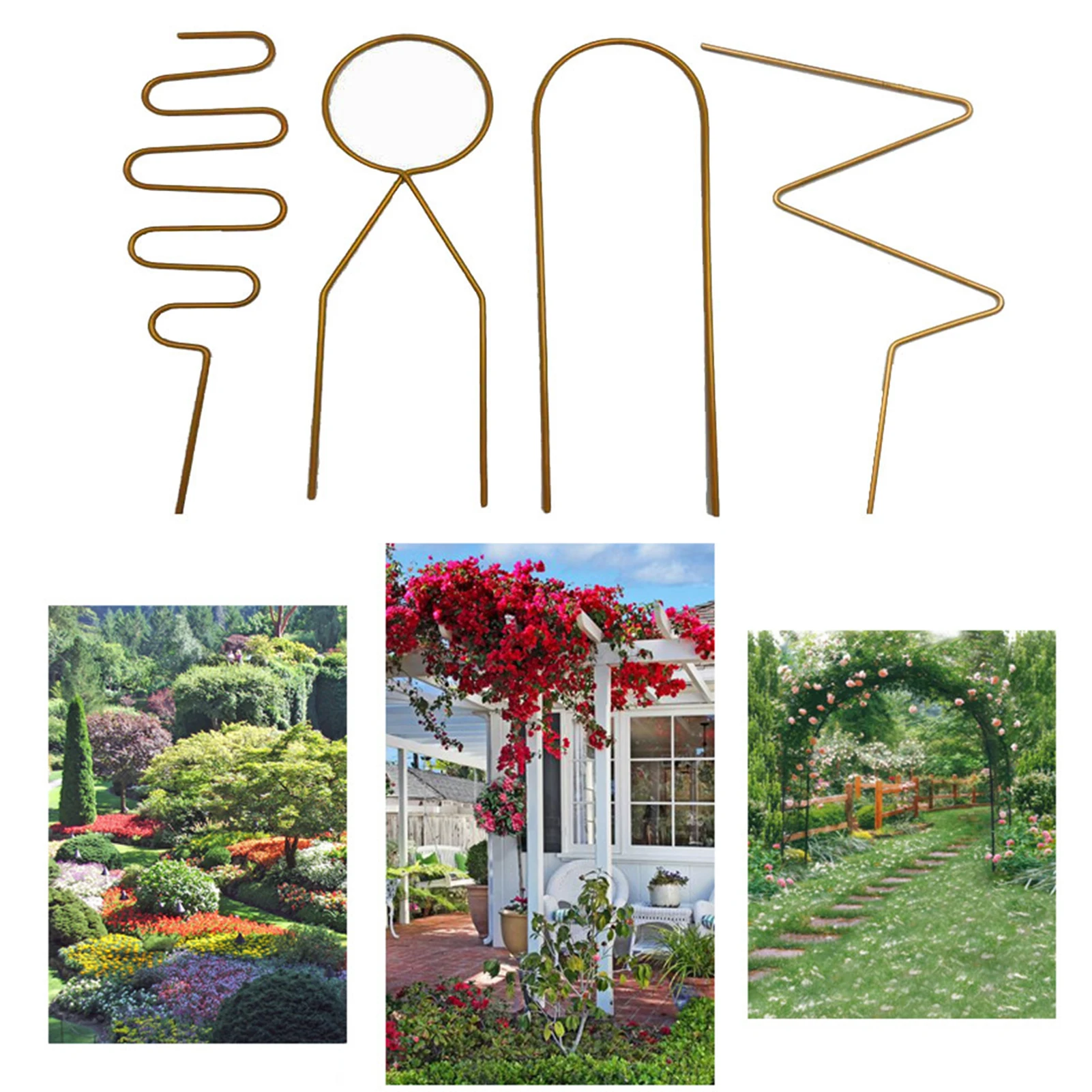 4Pcs Metal Plant Trellis Support Wire Decorative Plants Climbing Holder Rack For Potted Plants Flowers Indoor
4Pcs Metal Plant Trellis Support Wire Decorative Plants Climbing Holder Rack For Potted Plants Flowers Indoor