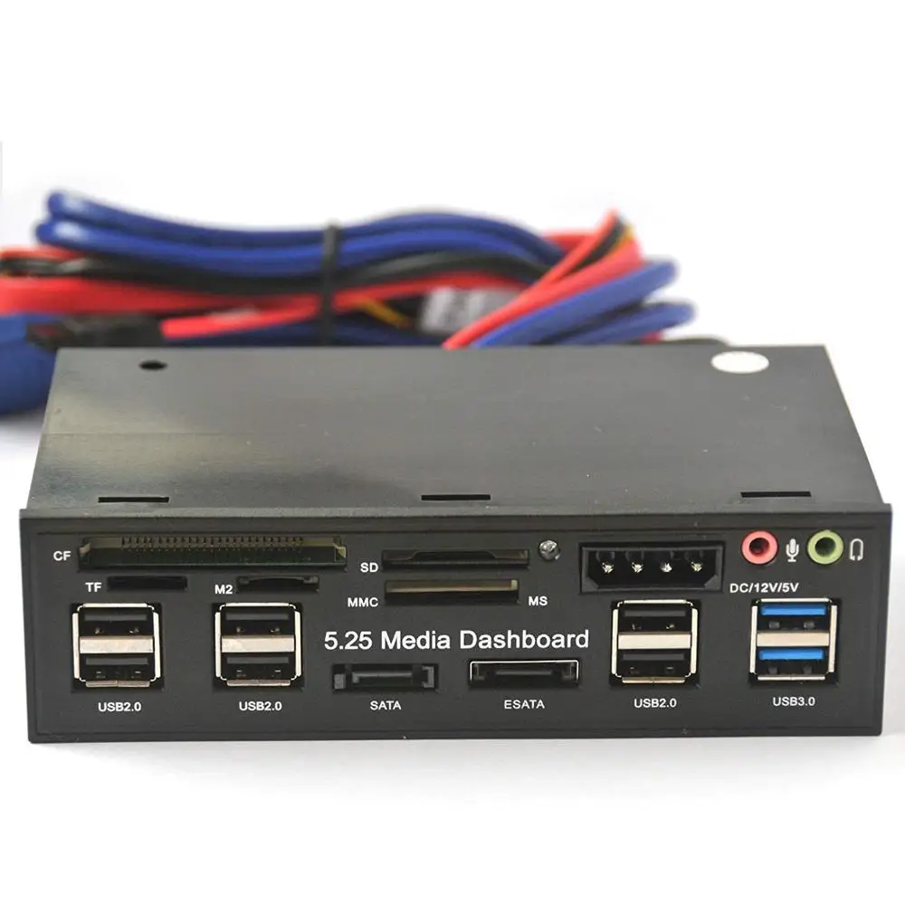 USB 3,0 Hub Многофункциональный кардридер для портов eSATA SATA, кардридер для ПК, медиа, передняя панель, аудио для SD MS CF TF M2 MMC карт памяти
USB 3,0 Hub Многофункциональный кардридер для портов eSATA SATA, кардридер для ПК, медиа, передняя панель, аудио для SD MS CF TF M2 MMC карт памяти
