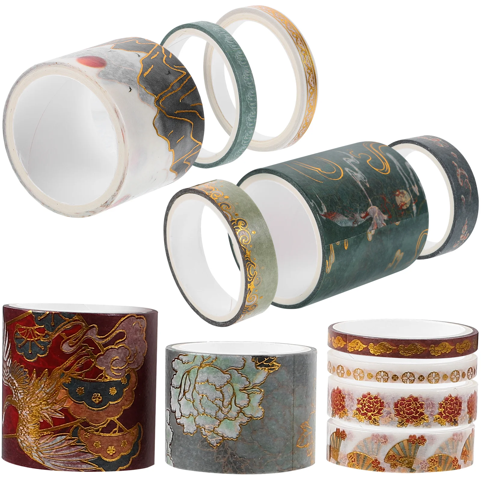12 Rolls Washi Tape Multi-functional Scrapbook Literature Art Adhesive Craft Japanese Paper Crafts Washi-tape
12 Rolls Washi Tape Multi-functional Scrapbook Literature Art Adhesive Craft Japanese Paper Crafts Washi-tape