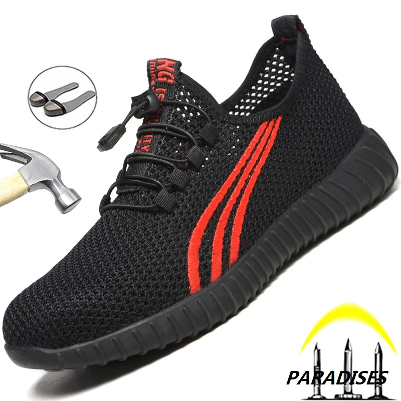 Lightweight Work Safety Shoes Anti-Puncture Safety Shoes Men Work Sneakers Breathable Men Shoes Anti-smash Steel Toe Shoes
Lightweight Work Safety Shoes Anti-Puncture Safety Shoes Men Work Sneakers Breathable Men Shoes Anti-smash Steel Toe Shoes