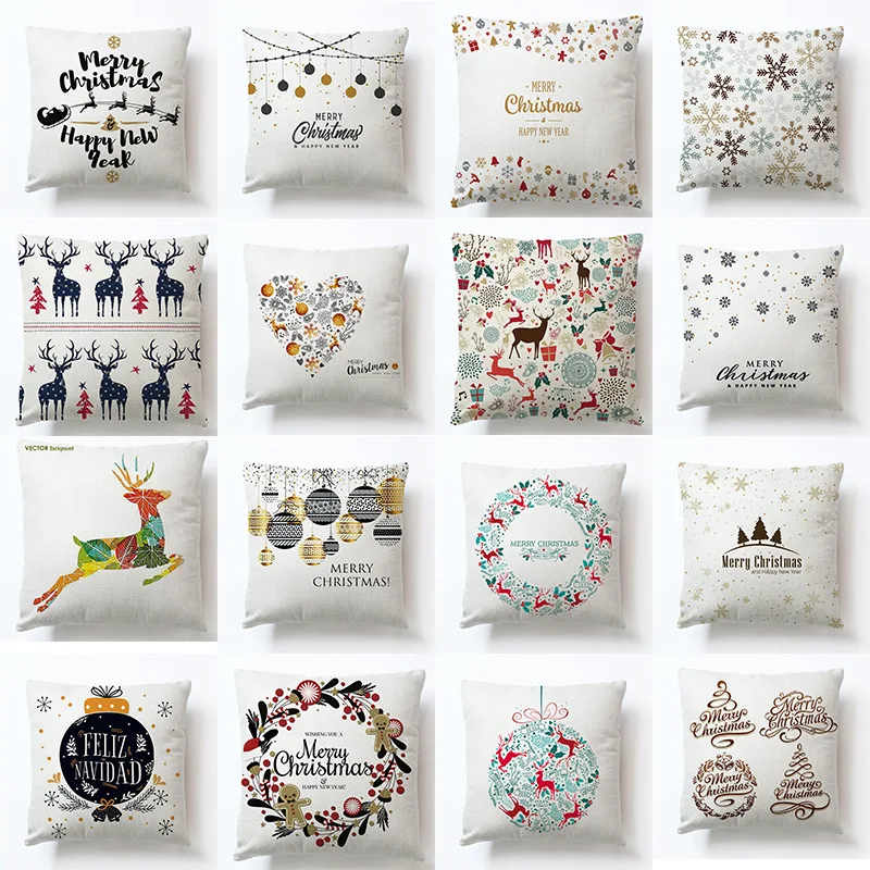 45x45cm Christmas Cushion Cover for Sofa Pillow Case Cover Seat Car Throw Pillowcase Christmas Decoration For Home Decorative
45x45cm Christmas Cushion Cover for Sofa Pillow Case Cover Seat Car Throw Pillowcase Christmas Decoration For Home Decorative