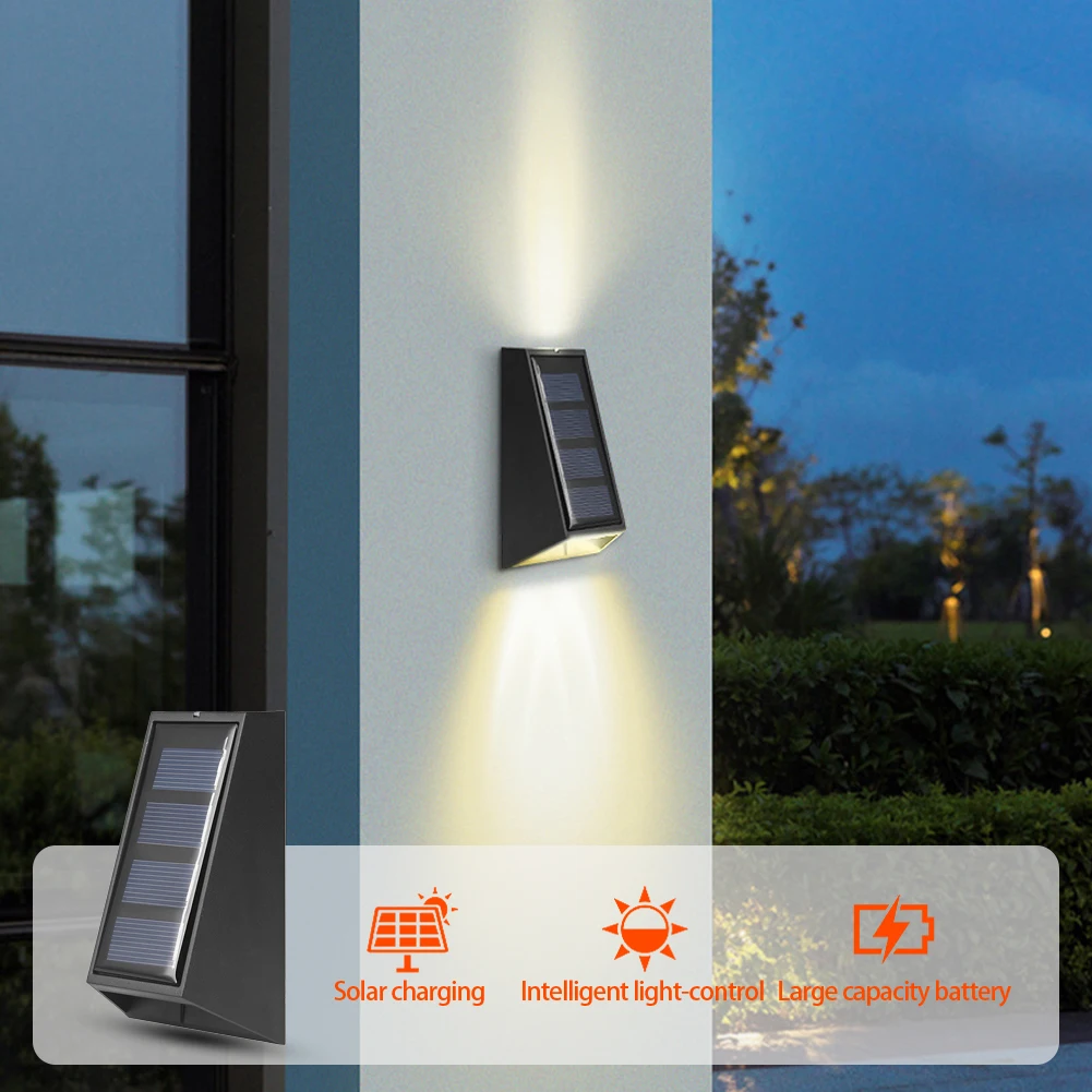 Solar Wall Lights Garden Fence Waterproof Led Light Outdoor Stair Light Patio Courtyard Street Landscape Garden Decor Wall Lamp
Solar Wall Lights Garden Fence Waterproof Led Light Outdoor Stair Light Patio Courtyard Street Landscape Garden Decor Wall Lamp