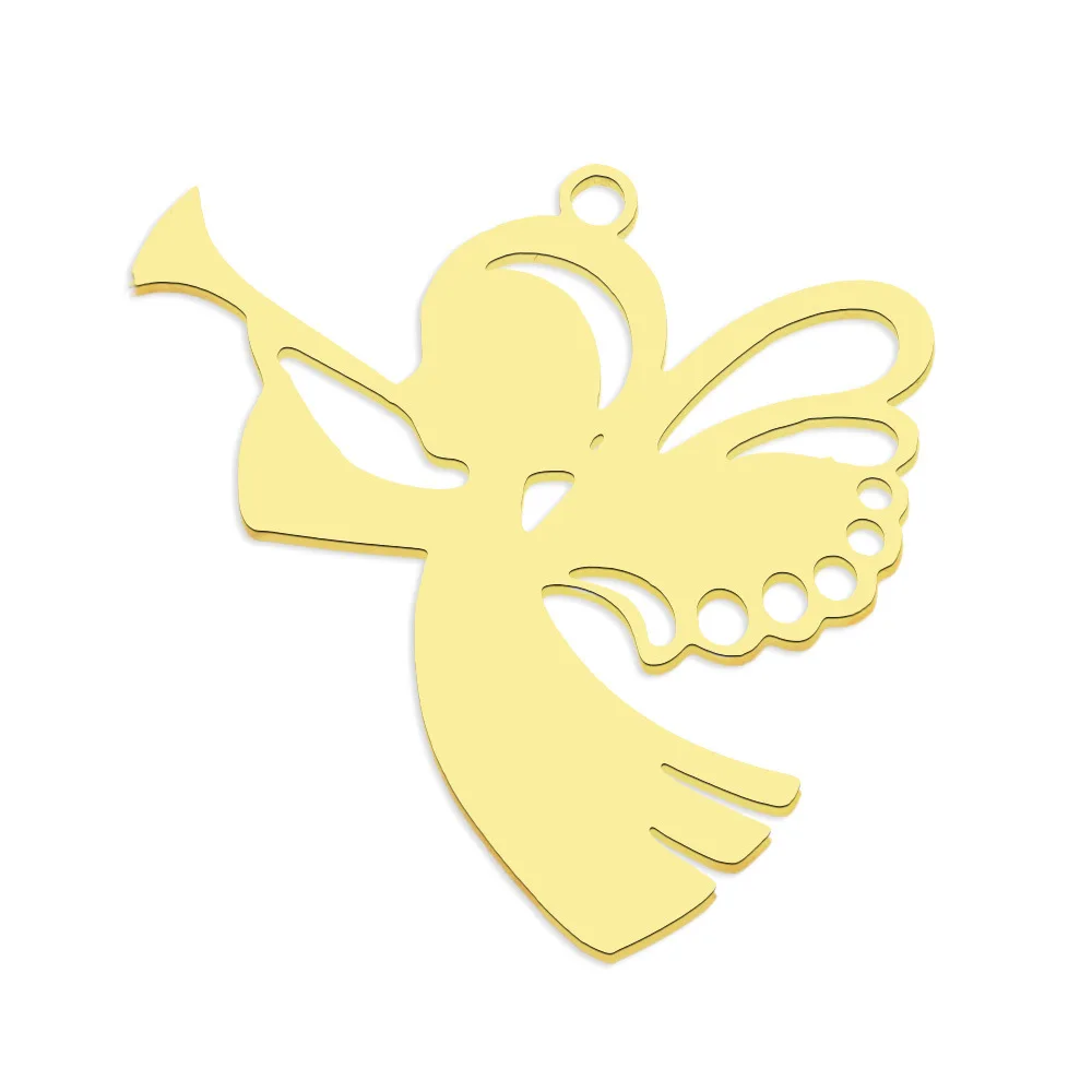 20Pcs PVD Plating Stainless Steel Cutting Hollow Flower Angel Wings Wish Tree Pendant Charms For DIY Making Bracelets Necklaces
20Pcs PVD Plating Stainless Steel Cutting Hollow Flower Angel Wings Wish Tree Pendant Charms For DIY Making Bracelets Necklaces