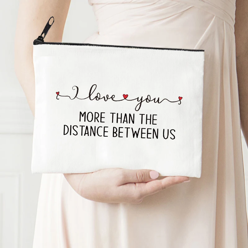 Косметичка с надписью Love You, сумочка для косметики с цветочным принтом для друзей, дорожный органайзер для туалетных принадлежностей 
Косметичка с надписью Love You, сумочка для косметики с цветочным принтом для друзей, дорожный органайзер для туалетных принадлежностей