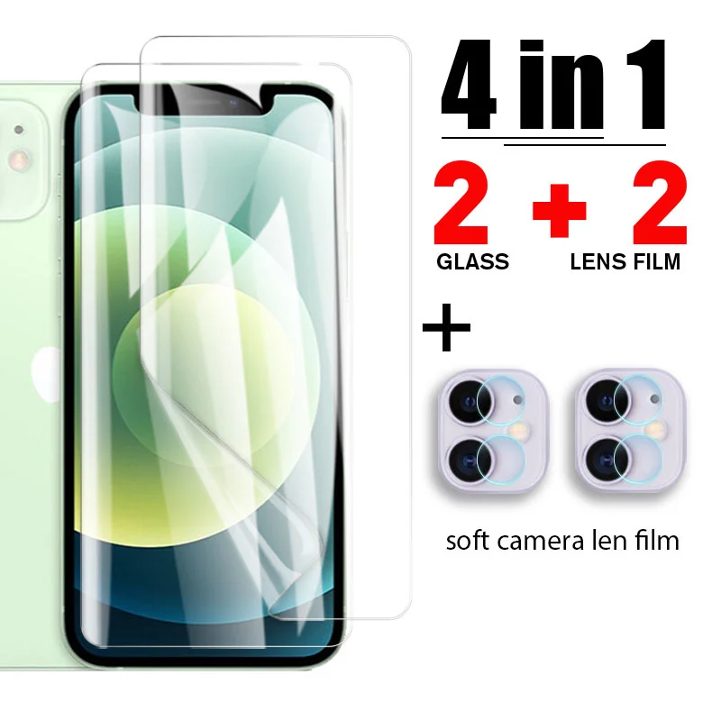4IN1 Hydrogel Film Screen Protector For iPhone 11 12 Pro X XR XS Max Camera Screen Protector On iPhone 7 11 8 Plus 6 SE 2020
4IN1 Hydrogel Film Screen Protector For iPhone 11 12 Pro X XR XS Max Camera Screen Protector On iPhone 7 11 8 Plus 6 SE 2020