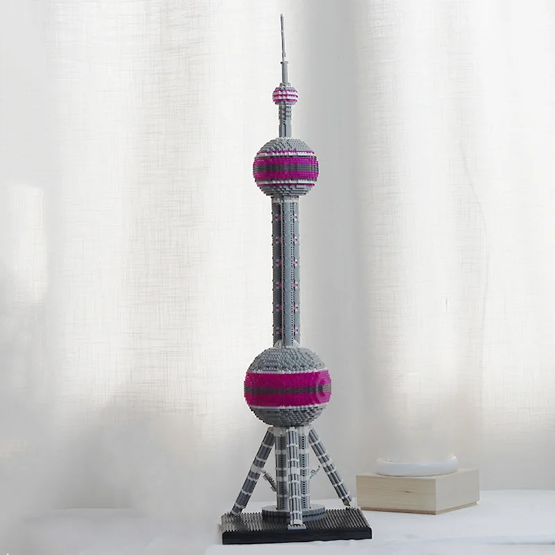 Shanghai Oriental Pearl Radio TV Tower World Architecture Mini Diamond Blocks Bricks Building Toy for Children Gifts
Shanghai Oriental Pearl Radio TV Tower World Architecture Mini Diamond Blocks Bricks Building Toy for Children Gifts