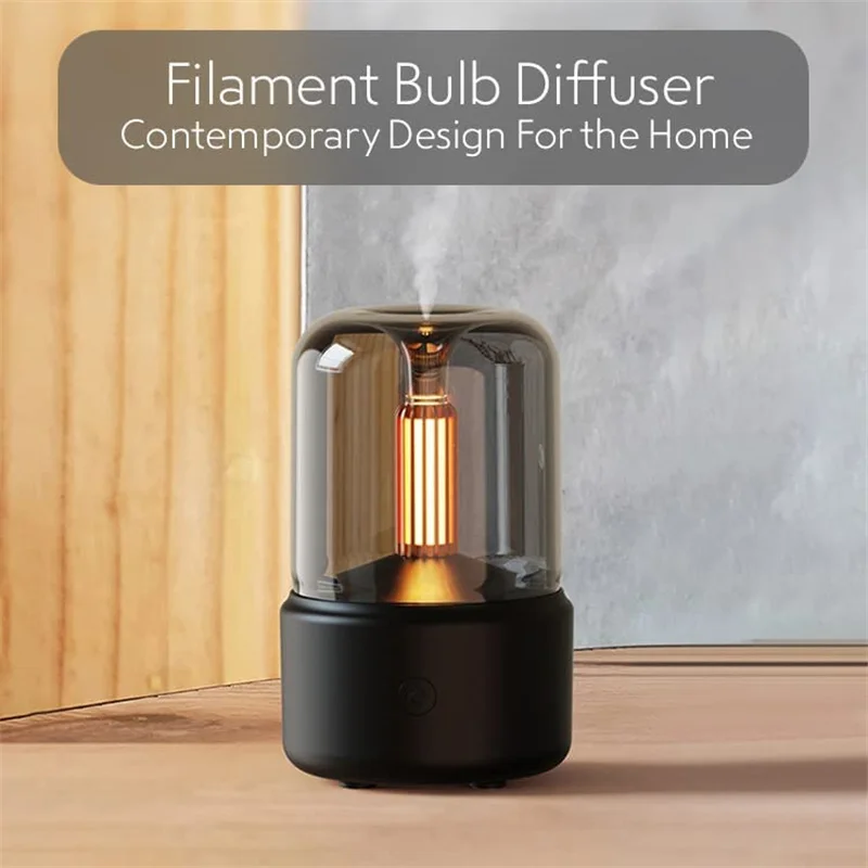Retro Air Humidifier Ultrasonic USB Aroma Diffuser With Imitation Candle Night Light Portable Essential Oils Diffuser Home
Retro Air Humidifier Ultrasonic USB Aroma Diffuser With Imitation Candle Night Light Portable Essential Oils Diffuser Home