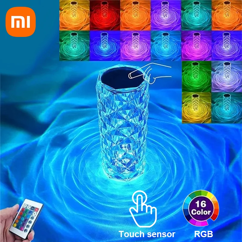 Xiaomi дневная Светодиодная лампа романтическая Алмазная атмосфера Хрустальная настольная лампа розовый светодиодный ночник для спальни пра...
Xiaomi дневная Светодиодная лампа романтическая Алмазная атмосфера Хрустальная настольная лампа розовый светодиодный ночник для спальни пра...