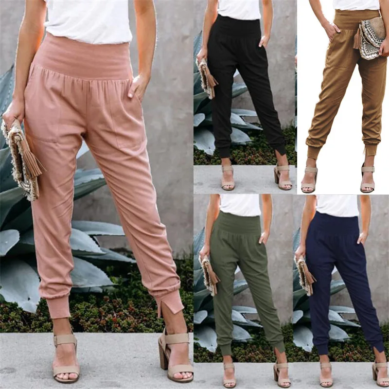 Women Hot Summer Spring Casual Yoga Loose Button Pant Ruffles Elastic Waist Wide Leg Long Full Pants Capris
Women Hot Summer Spring Casual Yoga Loose Button Pant Ruffles Elastic Waist Wide Leg Long Full Pants Capris