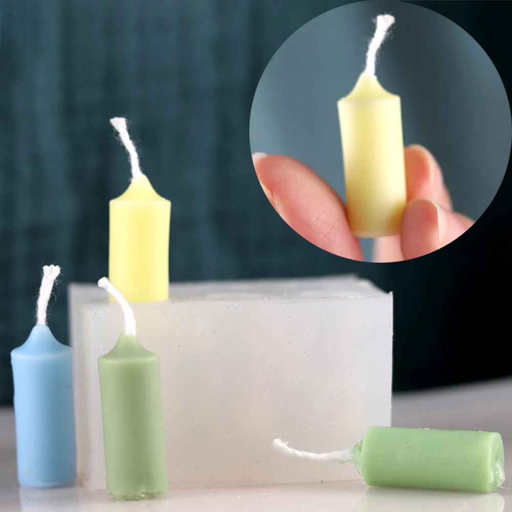 3D Candle Silicone Mold Handmade DIY Mini Cute Cylinder Candle Wax Mould Korea Ins Style Home Birthday Cake Decoration Suppllies
3D Candle Silicone Mold Handmade DIY Mini Cute Cylinder Candle Wax Mould Korea Ins Style Home Birthday Cake Decoration Suppllies