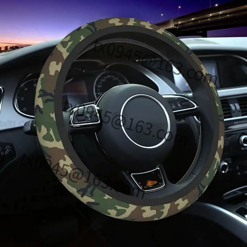 Green Camo Car Steering Wheel Cover Auto Steering Wheel Cover Protector Anti-Slip Durable Universal 15 In Fit Most Vehicles
Green Camo Car Steering Wheel Cover Auto Steering Wheel Cover Protector Anti-Slip Durable Universal 15 In Fit Most Vehicles
