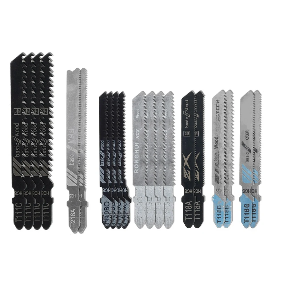 20Pcs Jigsaw Blades Set T-Shaft HCS Assorted Jig Saw Blades for Metal Wood Plastic Cutting Including Plastic Box
20Pcs Jigsaw Blades Set T-Shaft HCS Assorted Jig Saw Blades for Metal Wood Plastic Cutting Including Plastic Box