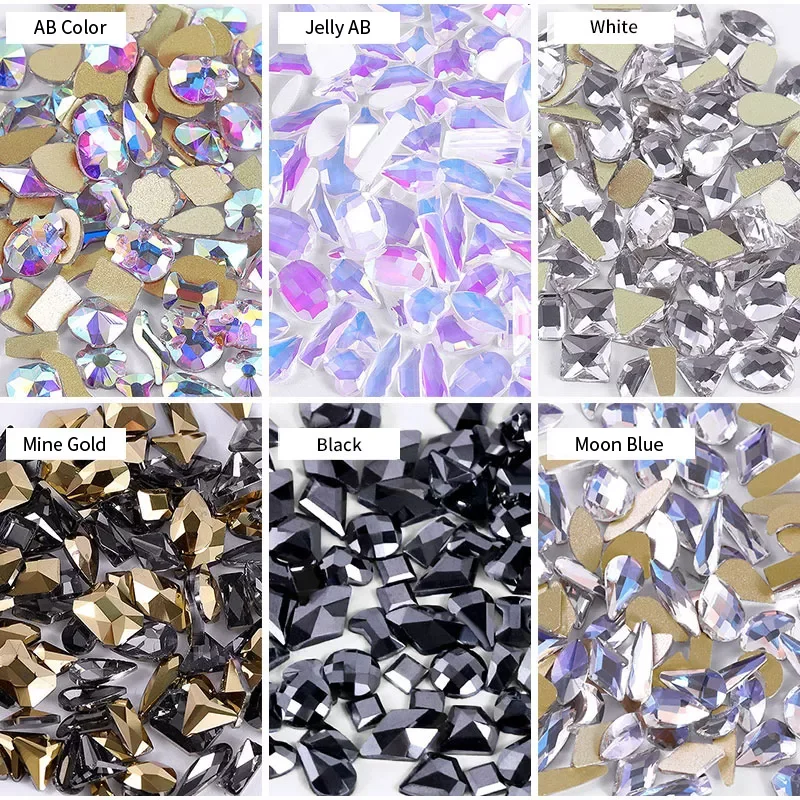 2023NEW 100pcs Crystal AB Nail Art Rhinestones Flatback Strass Shiny Glass Nail Stones Gems For 3D Nails DIY Manicure Decoration
2023NEW 100pcs Crystal AB Nail Art Rhinestones Flatback Strass Shiny Glass Nail Stones Gems For 3D Nails DIY Manicure Decoration