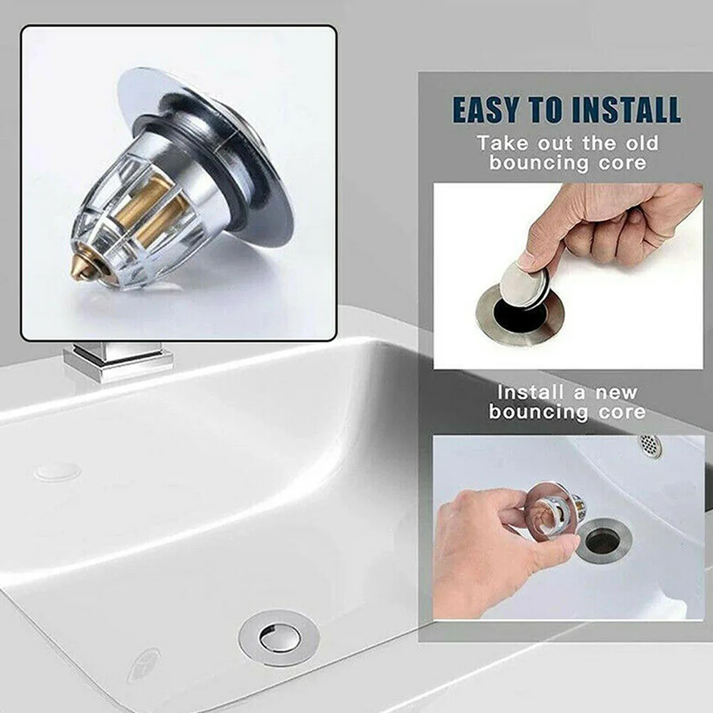 New Basin Up Drain Filter Waterproof Bathroom Sink Plug Stopper Wash Basin Core Bounce Up Drain Filter Kitchen Sinks Accessories
New Basin Up Drain Filter Waterproof Bathroom Sink Plug Stopper Wash Basin Core Bounce Up Drain Filter Kitchen Sinks Accessories