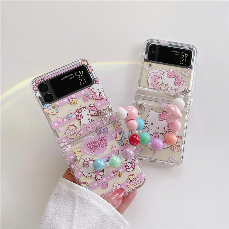 Cute Cat Chains Phone Stand Case for Samsung Galaxy Z Flip 3 Z Flip 4 Hard PC Back Cover for ZFlip3 ZFlip4 Case Shell
Cute Cat Chains Phone Stand Case for Samsung Galaxy Z Flip 3 Z Flip 4 Hard PC Back Cover for ZFlip3 ZFlip4 Case Shell