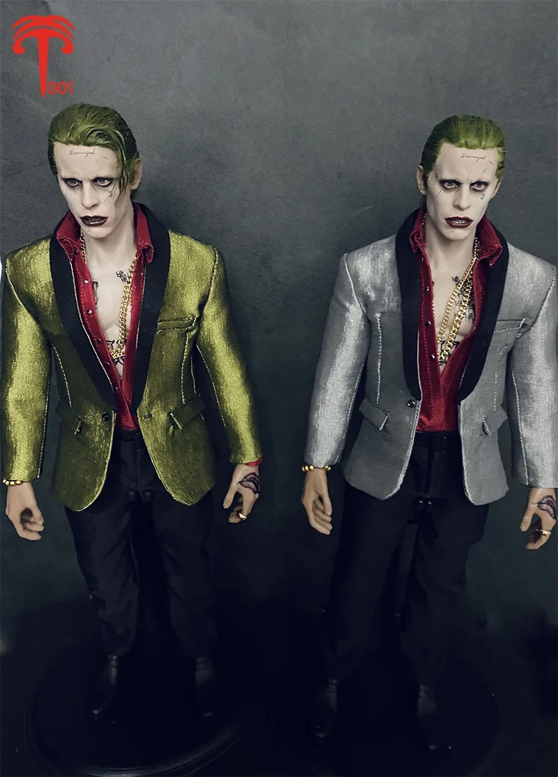 1/6 XT001 мужской Джокер мастер Leto клоун полный комплект подвижная экшн-фигурка голова скульптура пересадка волос модель подарок для фанатов ф...
1/6 XT001 мужской Джокер мастер Leto клоун полный комплект подвижная экшн-фигурка голова скульптура пересадка волос модель подарок для фанатов ф...
