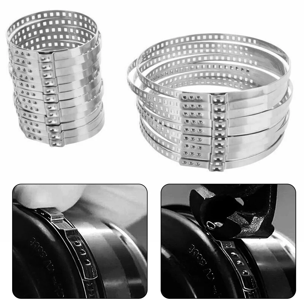 12pcs Car CV Boot Clamp 8mm Adjustable Stainless Steel Drive Shaft Axle Joint Clip 50-120mm/25-50mm Drive Shaft CV Boot Clamps
12pcs Car CV Boot Clamp 8mm Adjustable Stainless Steel Drive Shaft Axle Joint Clip 50-120mm/25-50mm Drive Shaft CV Boot Clamps