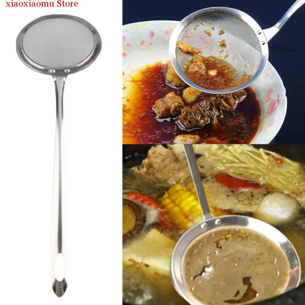 New Kitchen Tools & Gadgets Stainless Steel Mesh Skimmer Vegetable Residue Oil Mesh
New Kitchen Tools & Gadgets Stainless Steel Mesh Skimmer Vegetable Residue Oil Mesh