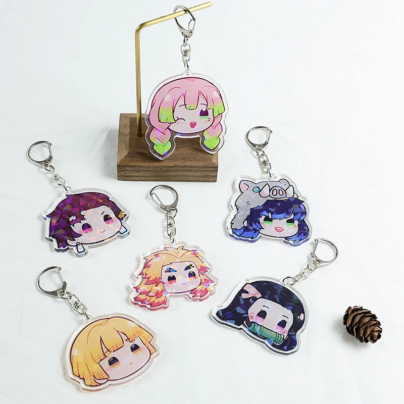 Anime Demon Slayer Kimetsu No Yaiba Keychain Kamado Tanjirou Kamado-Nezuko Tomioka Giyuu Acrylic Key Chain Cute Funny Cartoon
Anime Demon Slayer Kimetsu No Yaiba Keychain Kamado Tanjirou Kamado-Nezuko Tomioka Giyuu Acrylic Key Chain Cute Funny Cartoon