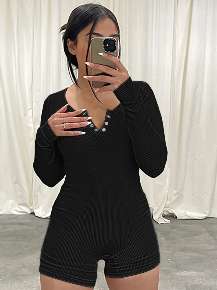 2023 Spring Summer Sexy Women Rompers Jumpsuit Bodysuit Long Sleeve Short Rompers Jumpsuit Streetwear Overalls Top Suit
2023 Spring Summer Sexy Women Rompers Jumpsuit Bodysuit Long Sleeve Short Rompers Jumpsuit Streetwear Overalls Top Suit