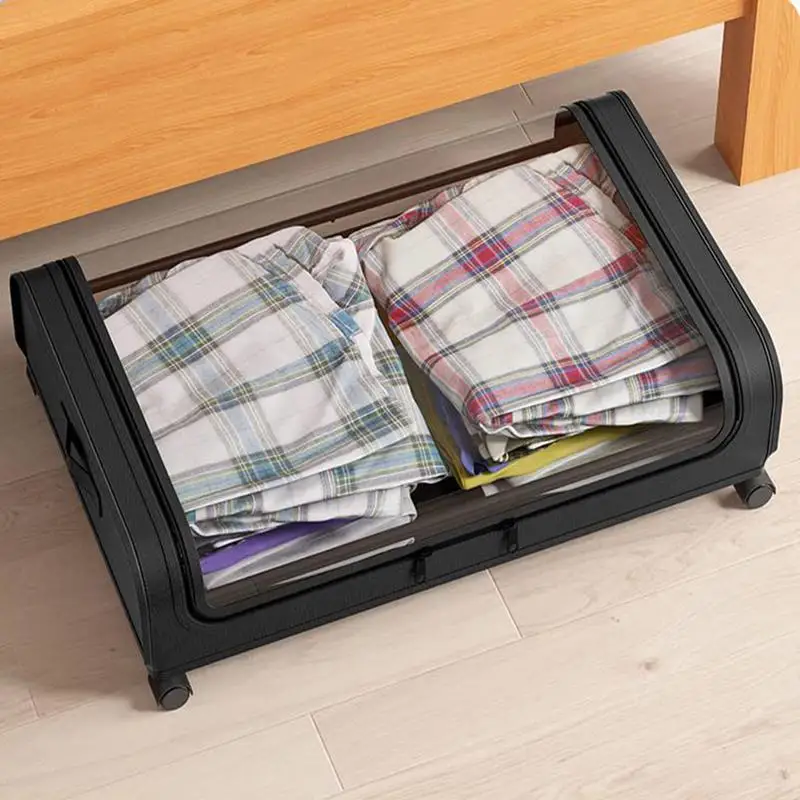 Underbed Storage Containers Clothes Organizer with Wheels Multi-Purpose for Bedroom Underbed Clothes Organizing Bedding Blankets
Underbed Storage Containers Clothes Organizer with Wheels Multi-Purpose for Bedroom Underbed Clothes Organizing Bedding Blankets