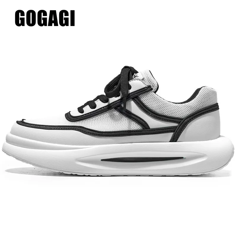 Кроссовки мужские сетчатые для бега, дышащие и удобные повседневные, однотонные, на платформе, модная летняя обувь, 2022
Кроссовки мужские сетчатые для бега, дышащие и удобные повседневные, однотонные, на платформе, модная летняя обувь, 2022