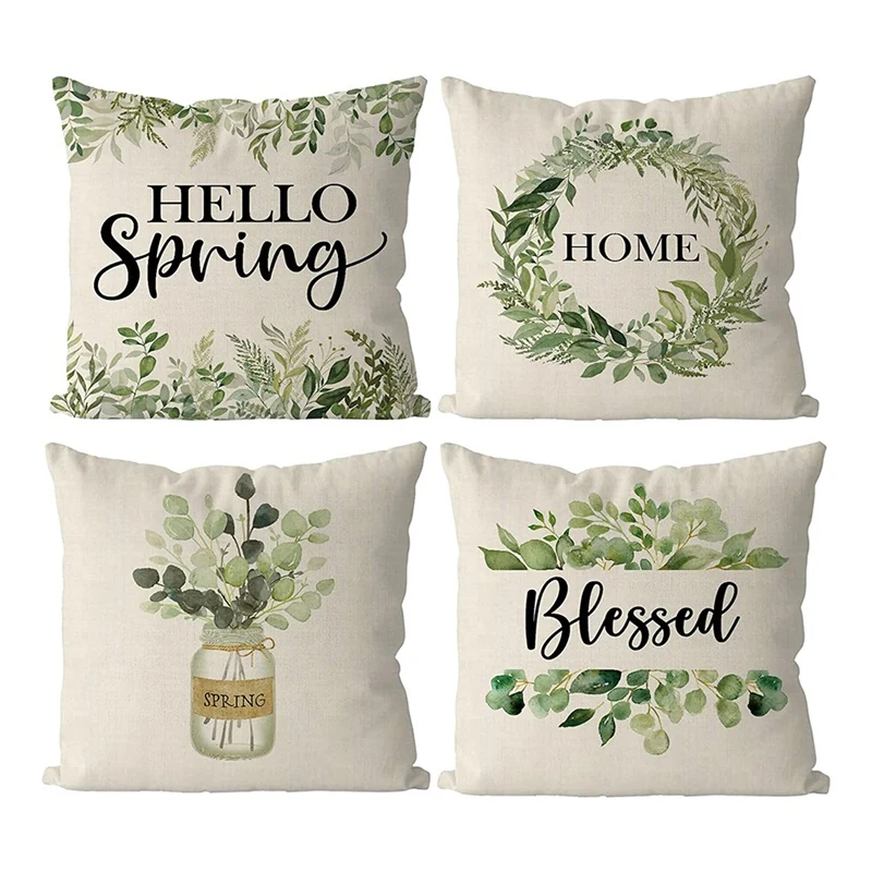 Spring Pillow Covers Farmhouse Throw Pillow Home Sofa Decor Cushion Case Pillowcase
Spring Pillow Covers Farmhouse Throw Pillow Home Sofa Decor Cushion Case Pillowcase