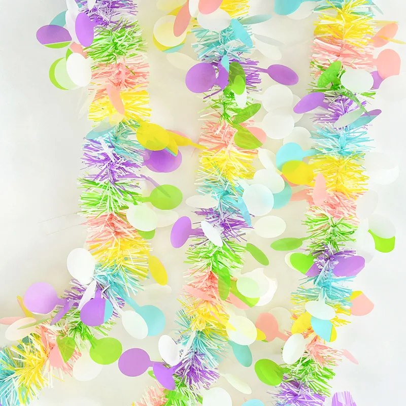 2M Colorful PET Garland Bars Top Streamer Tinsel Ribbon Summer Hawaiian Wedding Party Decoration Wreath Christmas Tree Ornaments
2M Colorful PET Garland Bars Top Streamer Tinsel Ribbon Summer Hawaiian Wedding Party Decoration Wreath Christmas Tree Ornaments