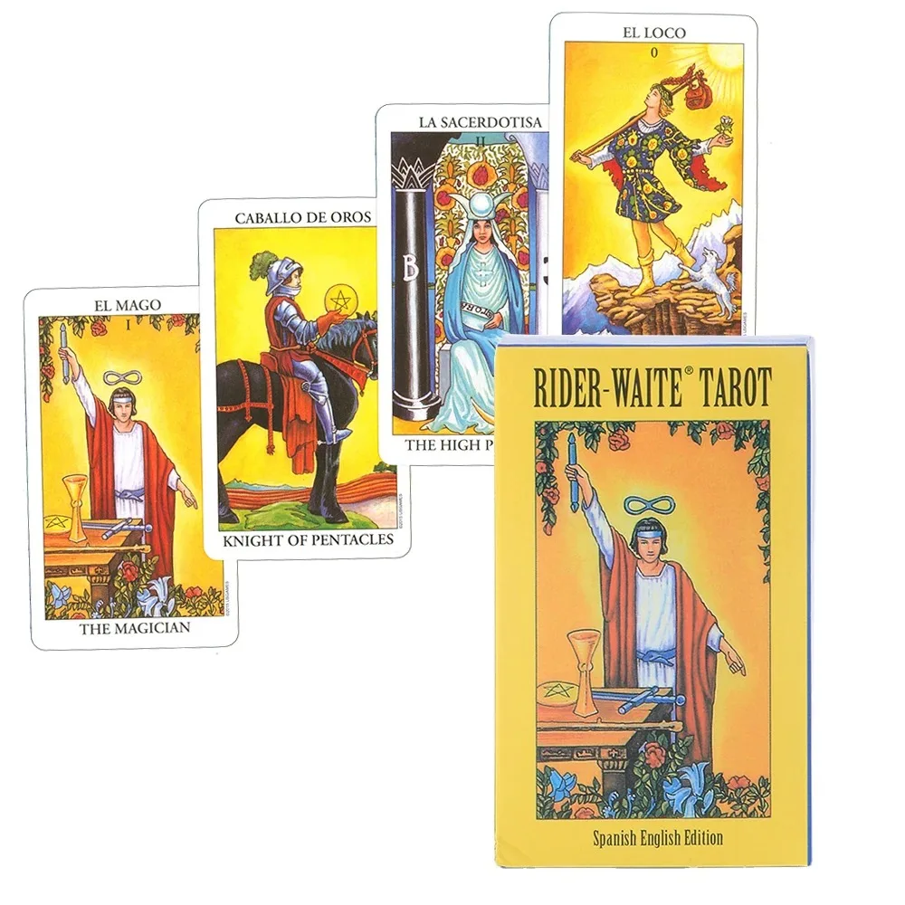 Español Rider Tarot Cards in Spanish Version Board Game Divination Deck for Beginners with Guide Book Oracle Cards Guidebook
Español Rider Tarot Cards in Spanish Version Board Game Divination Deck for Beginners with Guide Book Oracle Cards Guidebook