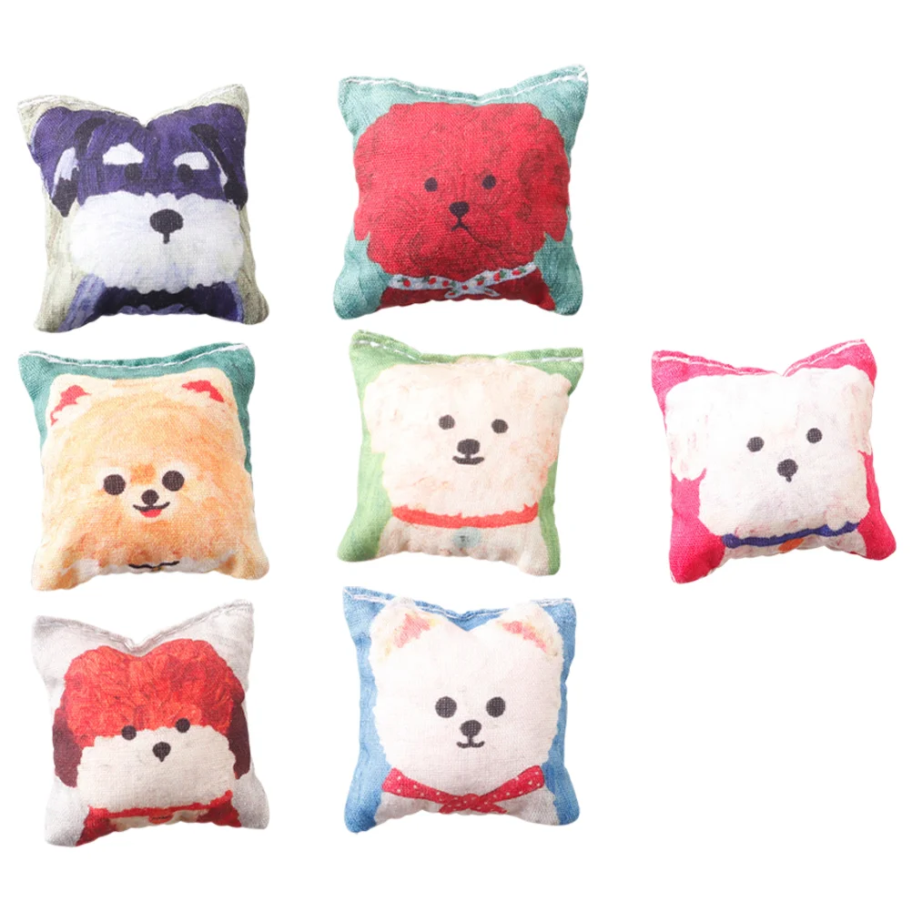 7 Pcs The House Desktop Mini Decor Adorable Dog Pillow Model Compact Fake Throw Decorative Miniature Pillows
7 Pcs The House Desktop Mini Decor Adorable Dog Pillow Model Compact Fake Throw Decorative Miniature Pillows