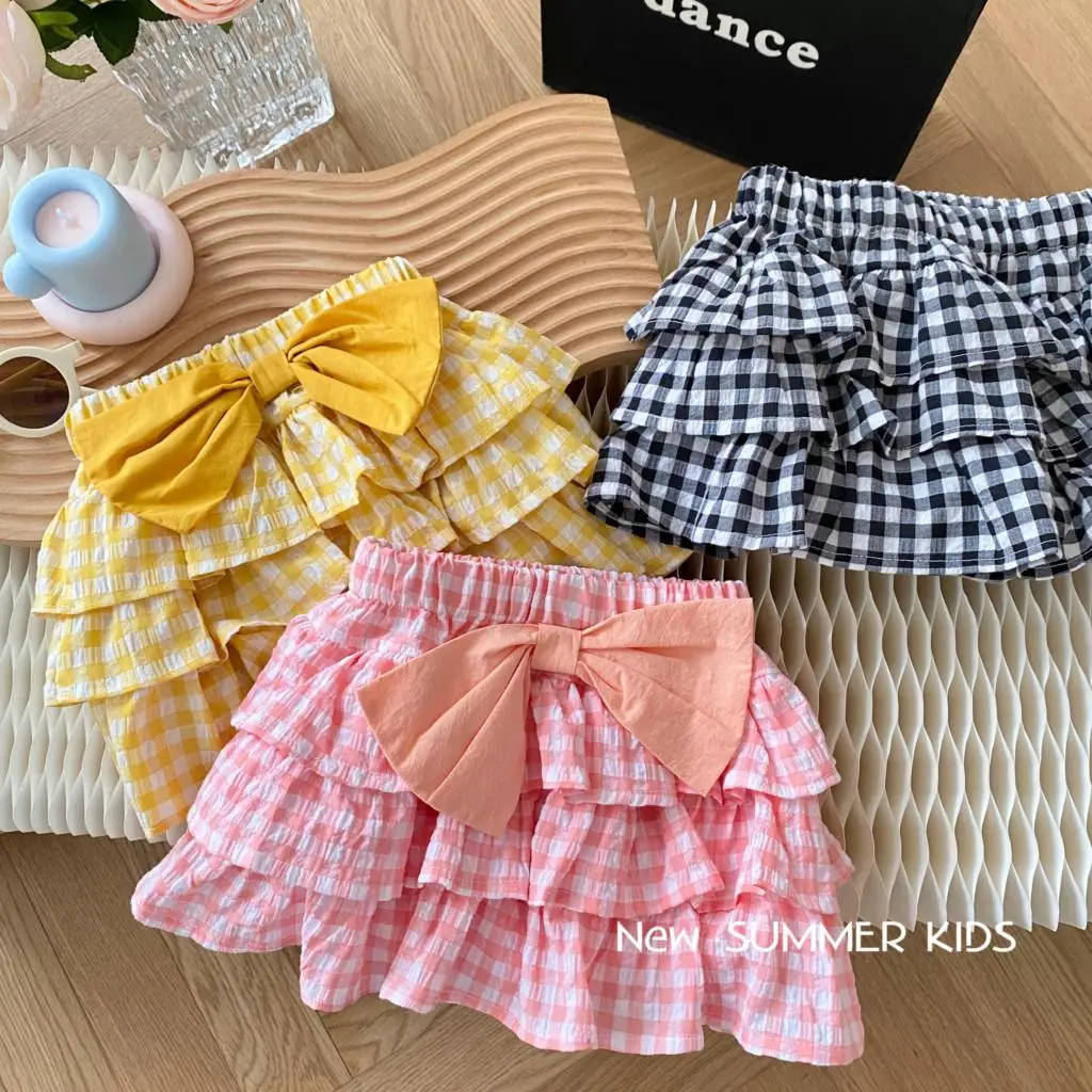 2023 Toddler Girls Summer Skirt Cotton Plaid Patchwork Bowknot Fluffy Skirt Shorts Elastic Waist Princess Skirt For 0-3Y Girl
2023 Toddler Girls Summer Skirt Cotton Plaid Patchwork Bowknot Fluffy Skirt Shorts Elastic Waist Princess Skirt For 0-3Y Girl