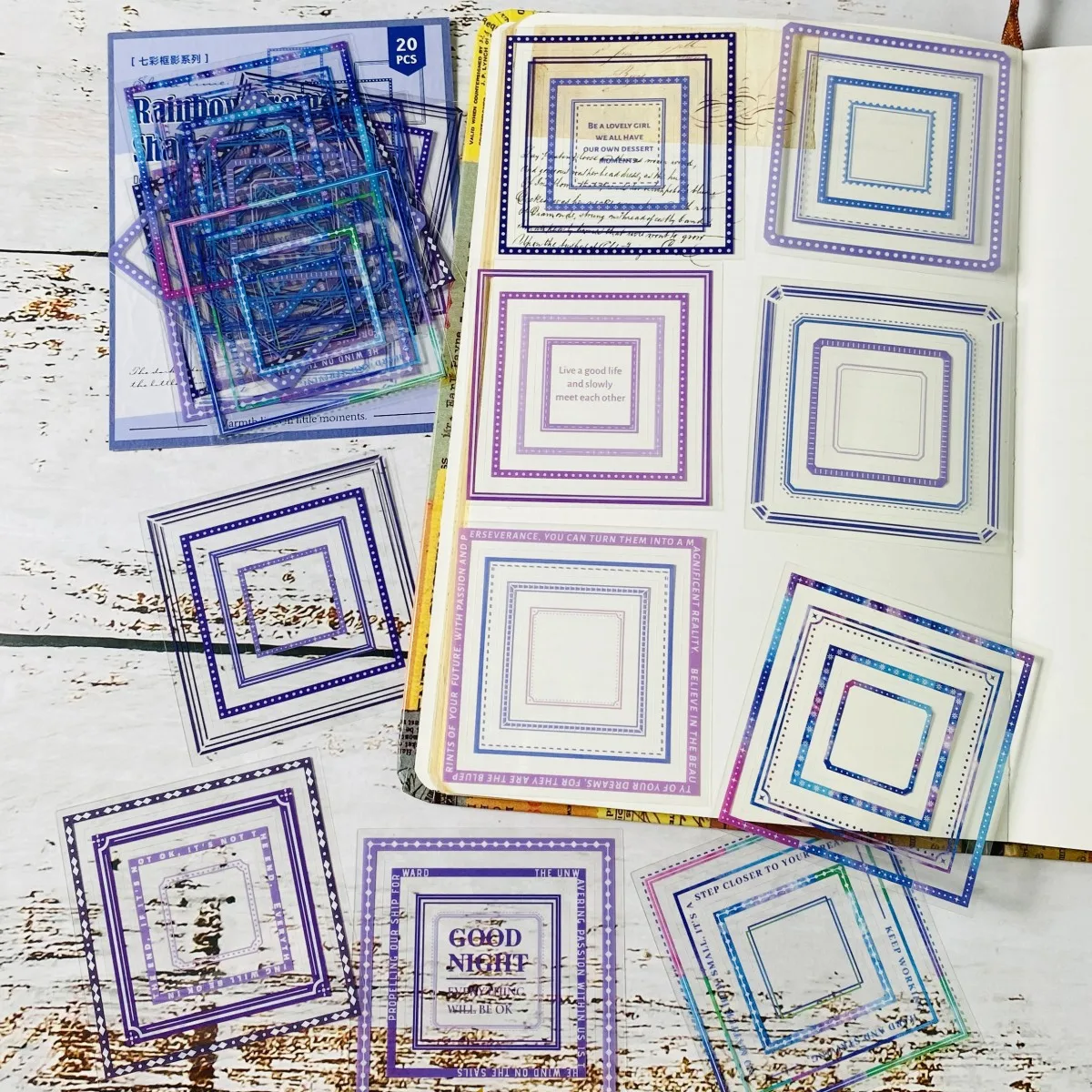 Journamm 20 шт. декоративные наклейки в рамке, самоклеящиеся наклейки для домашних животных, планировщиков, украшения для скр...
Journamm 20 шт. декоративные наклейки в рамке, самоклеящиеся наклейки для домашних животных, планировщиков, украшения для скр...