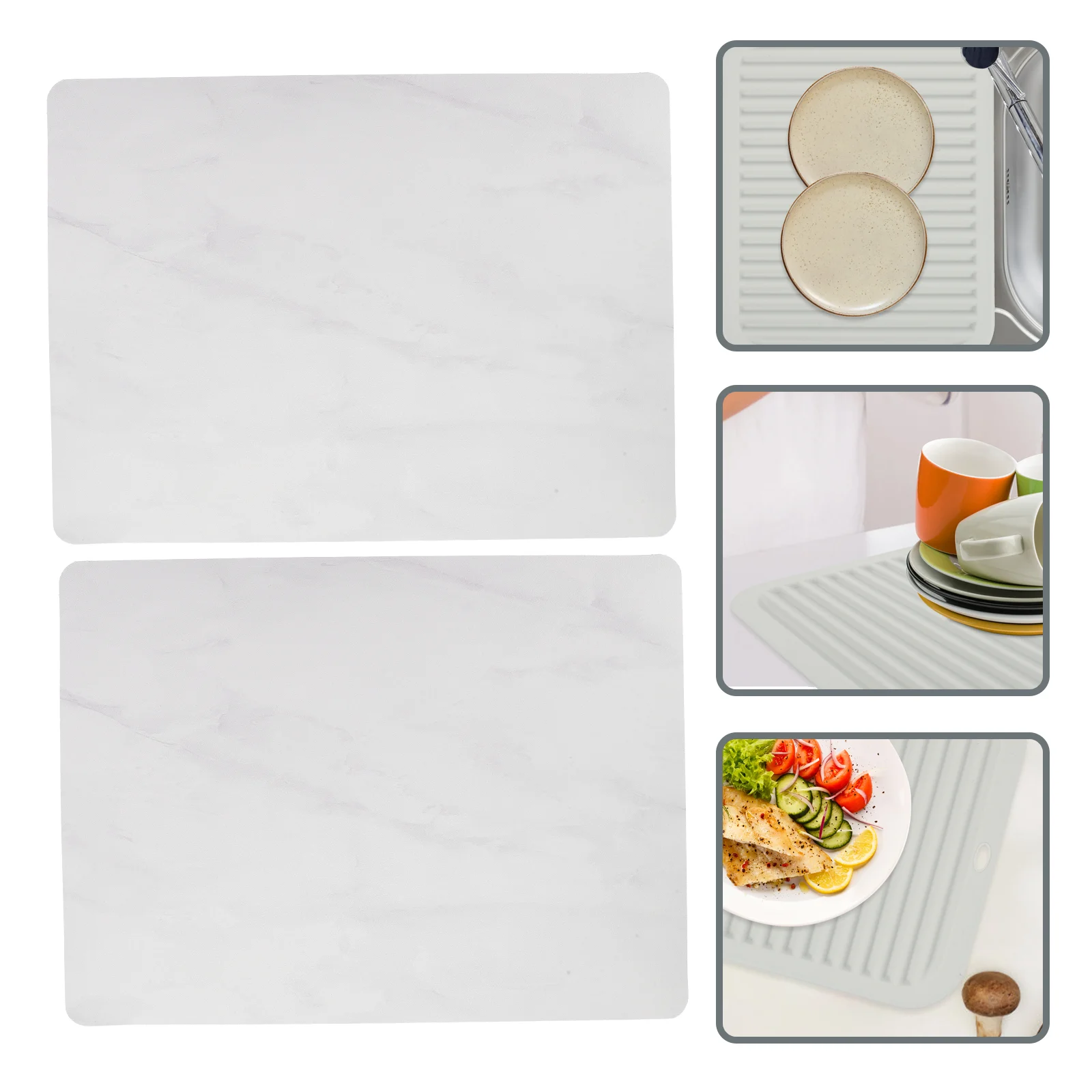 Absorbent Coasters Placemat Practical Drying Pad Cutlery Draining For Dishes Non-slip Coffee Pvc Tableware
Absorbent Coasters Placemat Practical Drying Pad Cutlery Draining For Dishes Non-slip Coffee Pvc Tableware