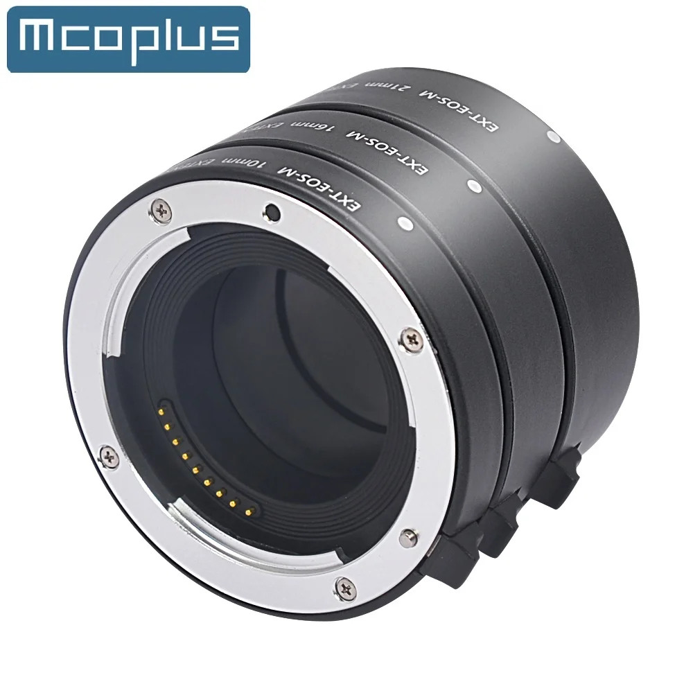 

Mcoplus Auto Focus AF Macro Extension Tube Adapter Ring for Canon EF-M EOS M M2 M3 M5 M6 M10 M50 M100 M6 mark ii M200