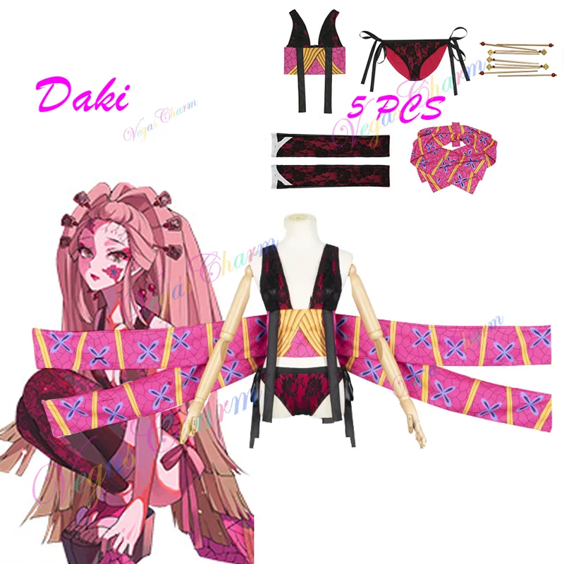 VegasCharm Daki Cosplay Costume Headwear Wig Anime Demon Slayer Kimetsu No Yaiba Sexy Uniform Girls Women
VegasCharm Daki Cosplay Costume Headwear Wig Anime Demon Slayer Kimetsu No Yaiba Sexy Uniform Girls Women