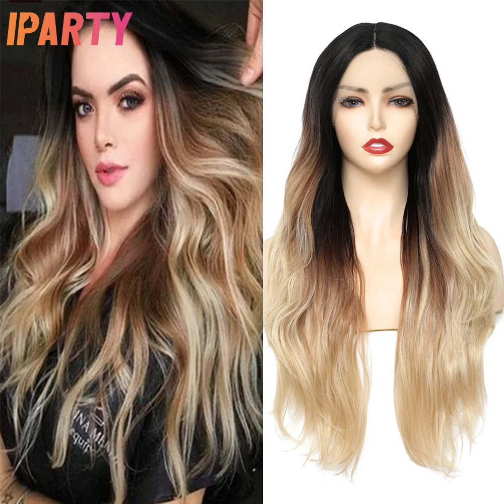 Iparty черные женские синтетические кружевные передние парики новый стиль термостойкие волнистые парики Омбре разноцветные на выбор ежеднев...
Iparty черные женские синтетические кружевные передние парики новый стиль термостойкие волнистые парики Омбре разноцветные на выбор ежеднев...