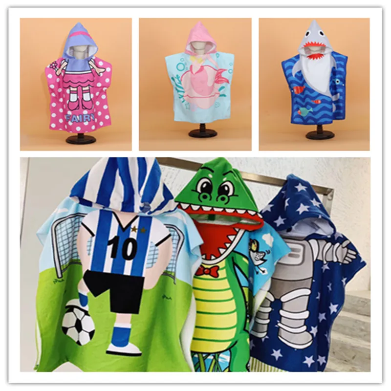 Kids Bath Towel Carton Print Baby Bathrobe for Boys Girls Infant Hoodied Cloak Soft Beach Towel Children's Bath Shower Robe 
Kids Bath Towel Carton Print Baby Bathrobe for Boys Girls Infant Hoodied Cloak Soft Beach Towel Children's Bath Shower Robe
