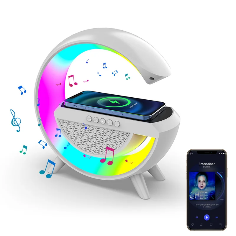 Portable Wireless Bluetooth Speaker With LED RGB Night Light Atmosphere Lamp Smart Home Notebook Phone Loudspeakers Wakeup Lamp
Portable Wireless Bluetooth Speaker With LED RGB Night Light Atmosphere Lamp Smart Home Notebook Phone Loudspeakers Wakeup Lamp