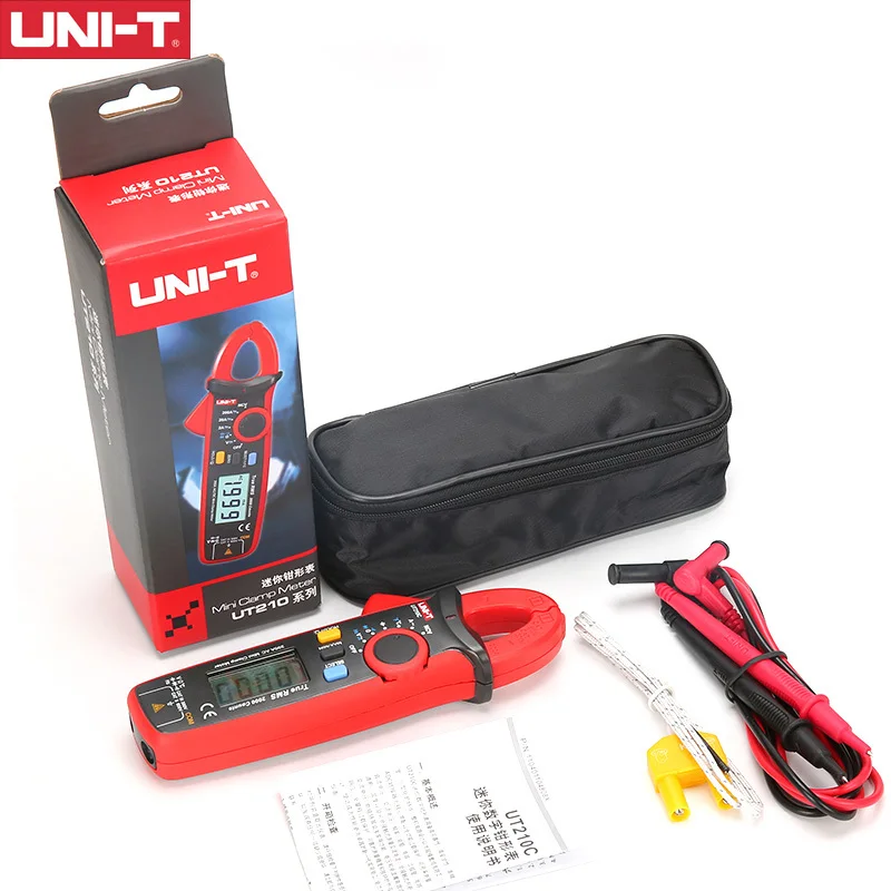 UNI-T UT210 Series Mini Digital Clamp Meters AC/DC Current Voltage True RMS Auto Range VFC Capacitance Non Contact Multimeter
UNI-T UT210 Series Mini Digital Clamp Meters AC/DC Current Voltage True RMS Auto Range VFC Capacitance Non Contact Multimeter