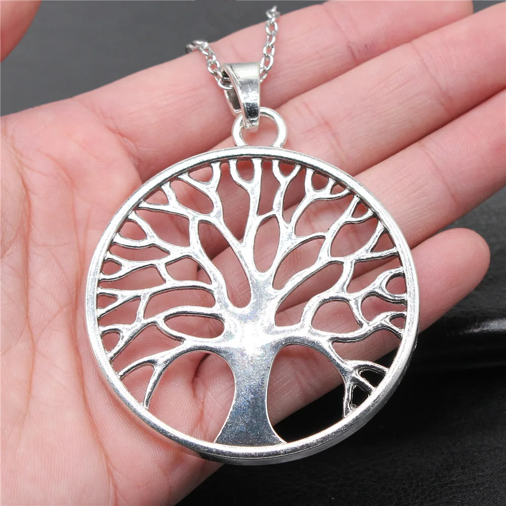 Dropshipping Antique Silver Plated 79x60mm Tree Of Life Pendant Necklace For Women Men Long Chain Trendy Jewelry Accessories
Dropshipping Antique Silver Plated 79x60mm Tree Of Life Pendant Necklace For Women Men Long Chain Trendy Jewelry Accessories