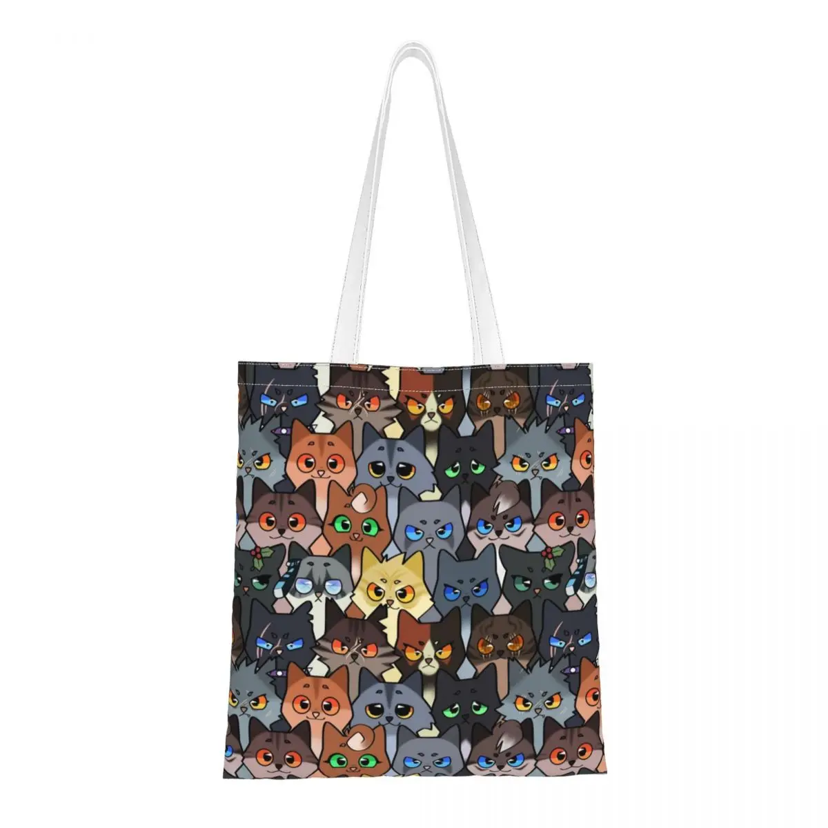 Warrior Kits Cats Canvas Shoulder Bag Women Shopping Bags Aesthetic Cute High Capacity Handbag Casual Canvas Bag for Child Beach
Warrior Kits Cats Canvas Shoulder Bag Women Shopping Bags Aesthetic Cute High Capacity Handbag Casual Canvas Bag for Child Beach