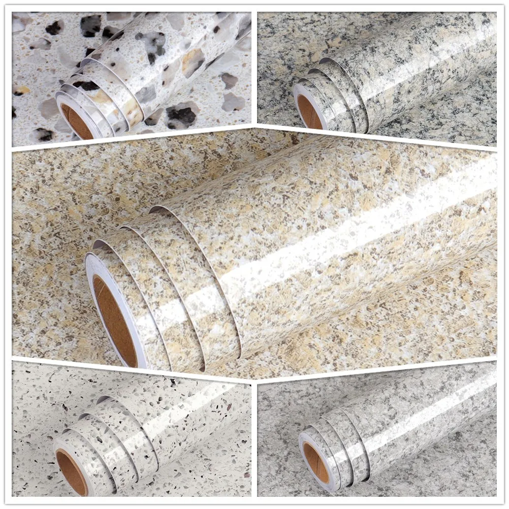 PVC Marble Wall Stickers Kitchen Countertops Waterproof Granite Decals Bathroom Tiles Self-adhesive Wallpapers Room Decoration
PVC Marble Wall Stickers Kitchen Countertops Waterproof Granite Decals Bathroom Tiles Self-adhesive Wallpapers Room Decoration