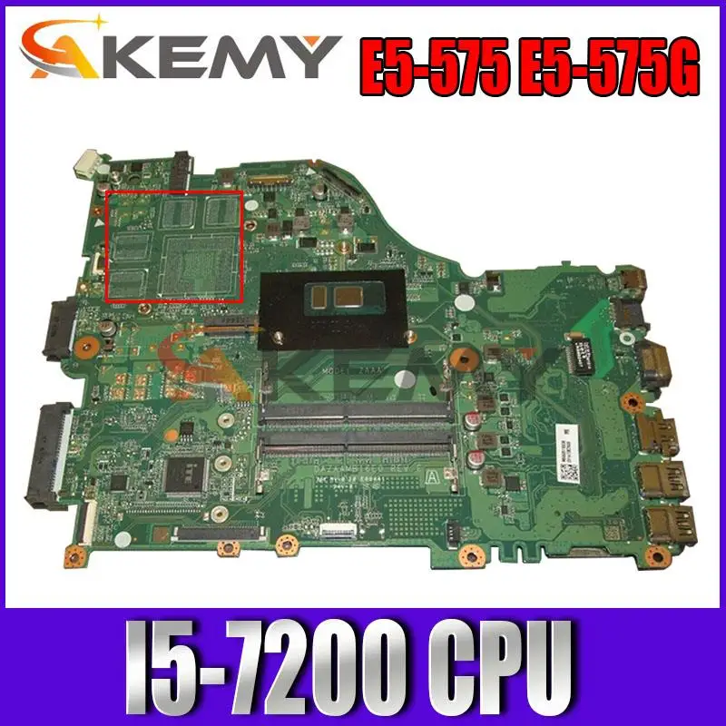 Для ACER Aspire E5-575 E5-575G I5-7200U F5-573 DAZAAMB/6E0 SR2ZU DDR4 материнская плата для ноутбука
Для ACER Aspire E5-575 E5-575G I5-7200U F5-573 DAZAAMB/6E0 SR2ZU DDR4 материнская плата для ноутбука